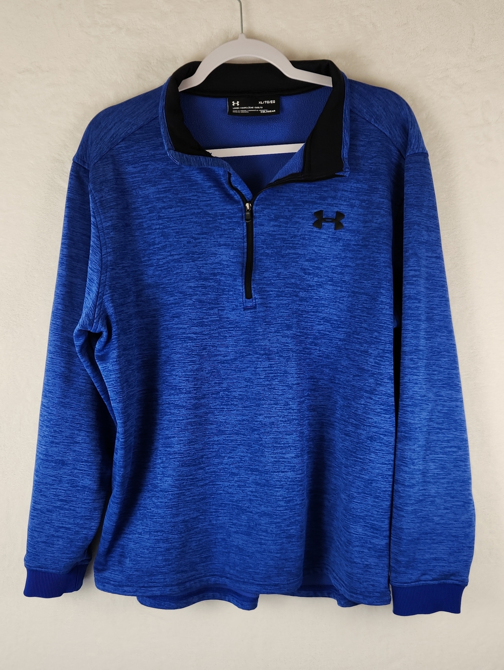 Under Armour Men's Royal Blue Quarter-Zip Performance Pullover Men's Size XL